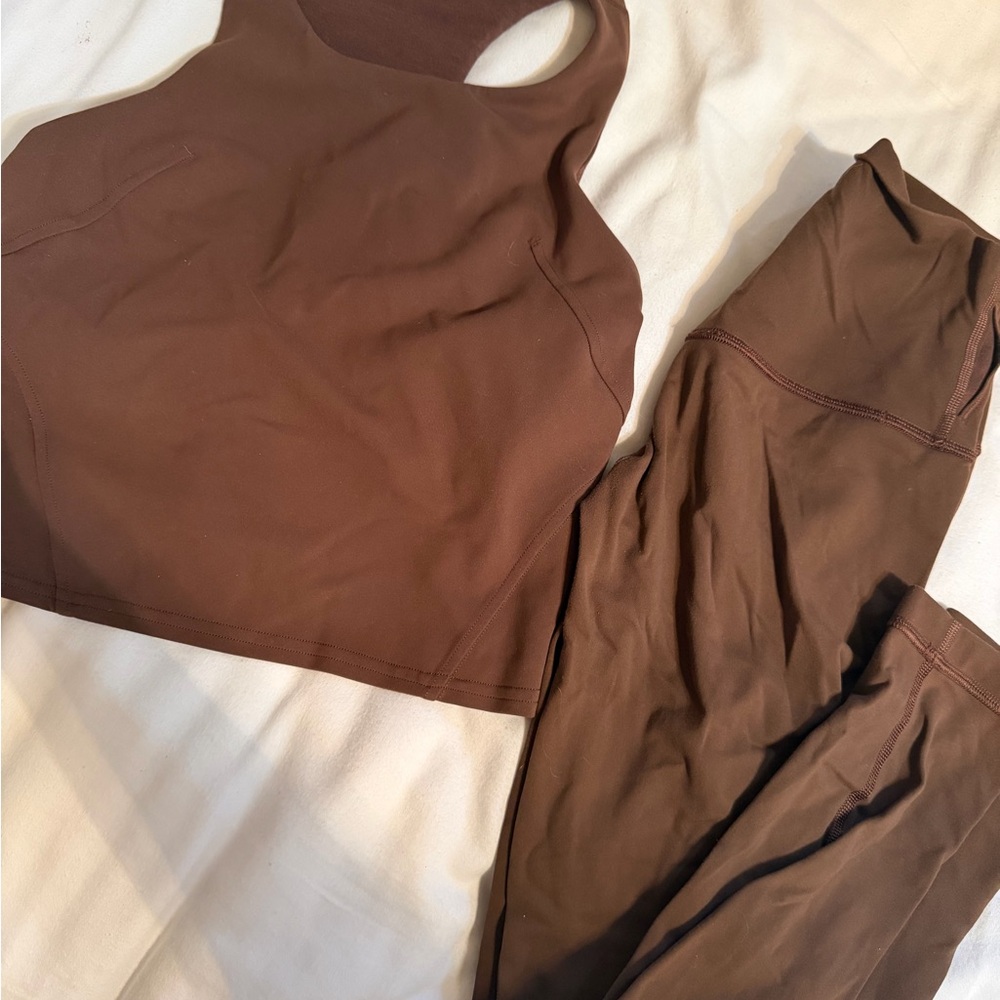 Lululemon brown align set